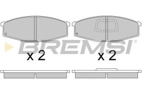 BREMSI BP2235 - B. PADS NISSAN