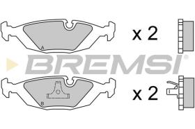 BREMSI BP2236 - B. PADS BMW, ALPINA