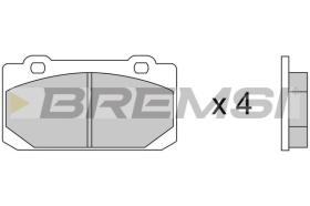 BREMSI BP2240 - B. PADS ALFA ROMEO