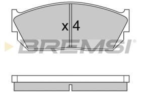 BREMSI BP2245 - B. PADS HONDA