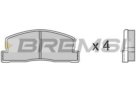 BREMSI BP2247 - B. PADS HONDA