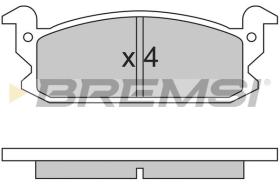 BREMSI BP2280 - B. PADS DAIHATSU