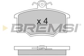 BREMSI BP2281 - B. PADS AUDI