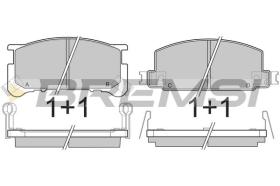 BREMSI BP2285 - B. PADS SUBARU