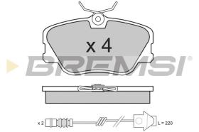 BREMSI BP2286 - B. PADS MERCEDES-BENZ