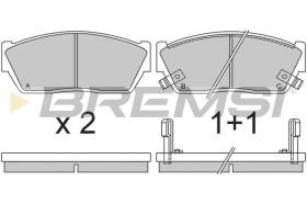 BREMSI BP2288 - B. PADS HONDA