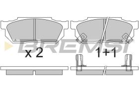 BREMSI BP2289 - B. PADS HONDA