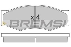 BREMSI BP2302 - B. PADS NISSAN, LDV, INFINITI