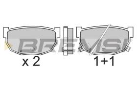 BREMSI BP2303 - B. PADS NISSAN, KIA, HYUNDAI