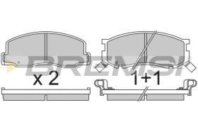 BREMSI BP2307 - B. PADS TOYOTA