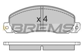 BREMSI BP2312 - B. PADS RENAULT, OPEL