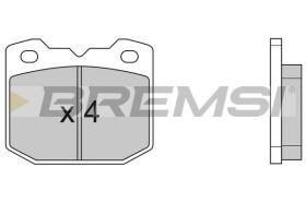 BREMSI BP2318 - B. PADS ALFA ROMEO