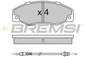 BREMSI BP2320 - B. PADS RENAULT