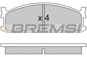 BREMSI BP2321 - B. PADS ISUZU, BEDFORD