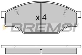 BREMSI BP2322 - B. PADS TOYOTA