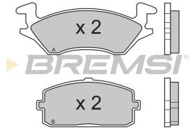 BREMSI BP2324 - B. PADS TOYOTA