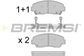 BREMSI BP2326 - B. PADS MAZDA