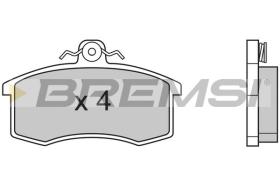 BREMSI BP2333 - B. PADS ZAZ, LADA