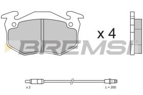 BREMSI BP2334 - B. PADS RENAULT