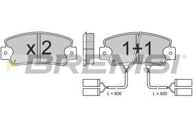 BREMSI BP2336 - B. PADS ALFA ROMEO