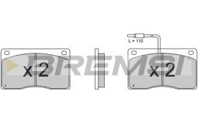 BREMSI BP2340 - B. PADS RENAULT, RENAULT TRUCKS