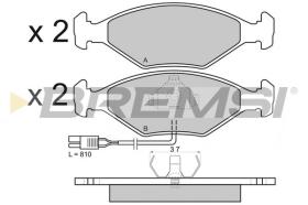 BREMSI BP2343 - B. PADS FIAT, INNOCENTI