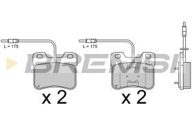 BREMSI BP2344 - B. PADS PEUGEOT, CITROEN, MEGA