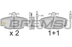 BREMSI BP2360 - B. PADS RENAULT, PEUGEOT