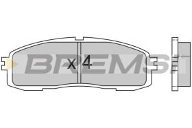 BREMSI BP2362 - B. PADS TOYOTA