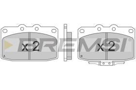 BREMSI BP2369 - B. PADS MAZDA