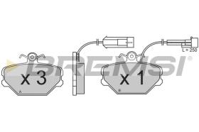 BREMSI BP2375 - B. PADS FIAT, LANCIA