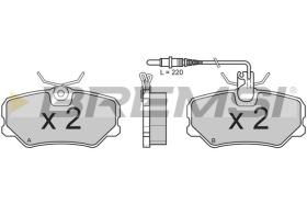 BREMSI BP2379 - B. PADS PEUGEOT