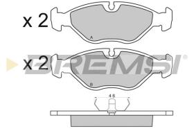 BREMSI BP2380 - B. PADS SAAB