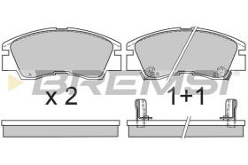 BREMSI BP2387 - B. PADS TOYOTA, MITSUBISHI, HYUNDAI