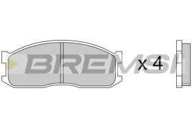 BREMSI BP2389 - B. PADS FORD, KIA, MAZDA