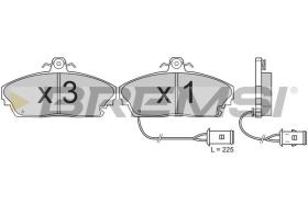 BREMSI BP2393 - B. PADS ROVER, HONDA, TATA, GAZ