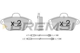 BREMSI BP2521 - B. PADS RENAULT, CITROEN, ALPINE