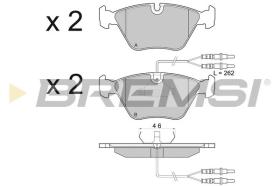 BREMSI BP2523 - B. PADS PEUGEOT