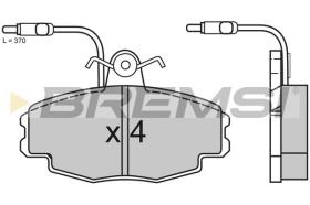 BREMSI BP2528 - B. PADS CITROEN