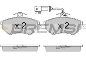 BREMSI BP2533 - B. PADS AUDI