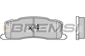 BREMSI BP2538 - B. PADS TOYOTA