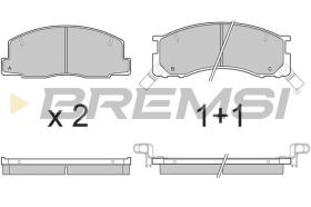 BREMSI BP2539 - B. PADS TOYOTA