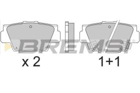 BREMSI BP2545 - B. PADS HONDA