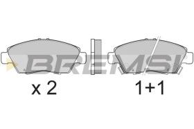 BREMSI BP2546 - B. PADS HONDA