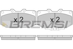 BREMSI BP2649 - B. PADS NISSAN, SUBARU