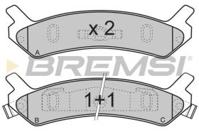 BREMSI BP2655 - B. PADS HYUNDAI