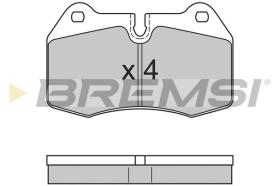 BREMSI BP2660 - B. PADS BMW, NISSAN