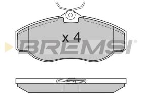 BREMSI BP2661 - B. PADS LAND ROVER