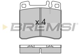 BREMSI BP2662 - B. PADS MERCEDES-BENZ