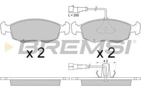 BREMSI BP2669 - B. PADS LANCIA